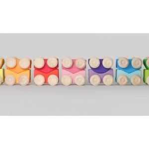 Voitures empilables (2 morceaux) – Couleurs au choix  – Grimm&rsquo;s