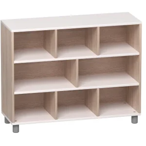 Meuble de rangement à dos fermé (large) – 8 compartiments et 3 étages