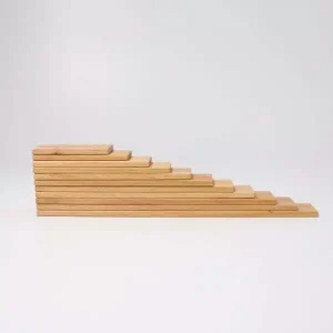11 Planchettes de construction en bois naturel – Grimm’s