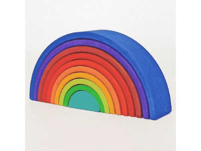 Arc-en-ciel en bois – Monde des nombres – Grimm’s