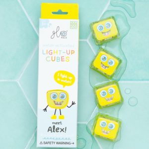 Cubes lumineux jaune glo pals