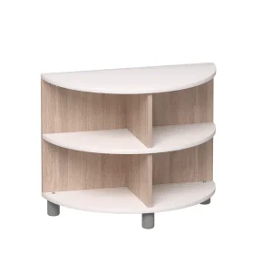 Meuble de rangement d&rsquo;extrémité ou angulaire – 4 compartiments et 2 étages