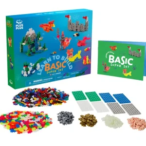 Apprendre à bâtir – 1200 morceaux (couleurs variées) – Plus Plus