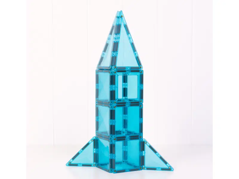 Connetix Tuiles Magnétiques – Coffret caritatif Édition bleu turquoise 20 morceaux – Image 9