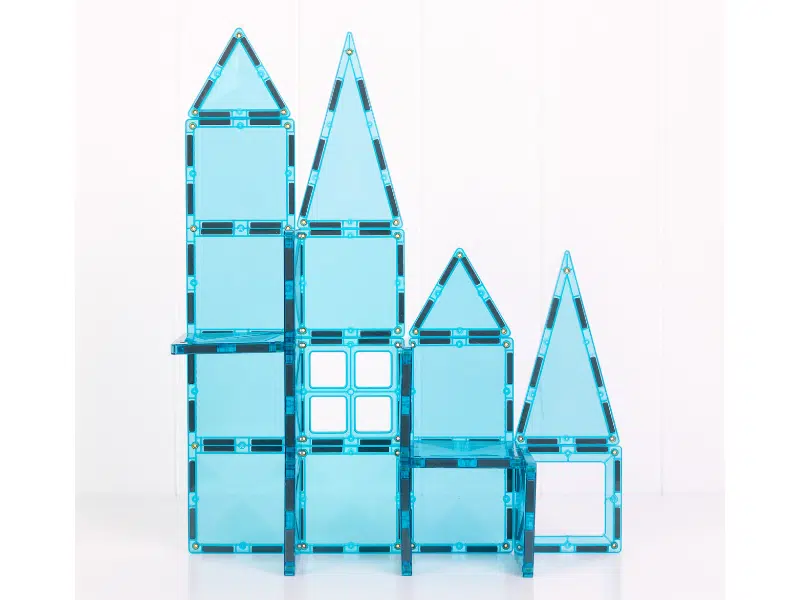 Connetix Tuiles Magnétiques – Coffret caritatif Édition bleu turquoise 20 morceaux – Image 7