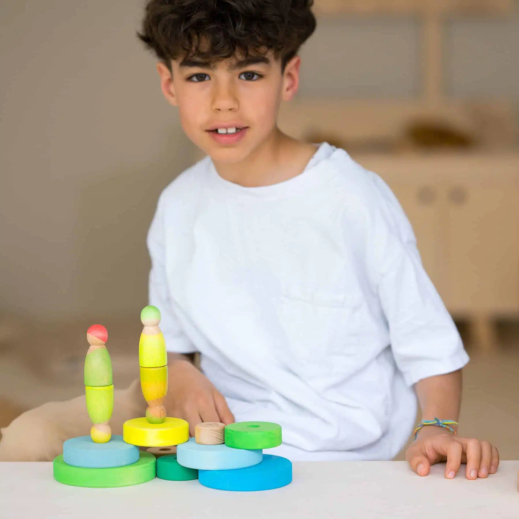 Grande tour à empiler vert néon – Grimm’s X NEON – Image 6