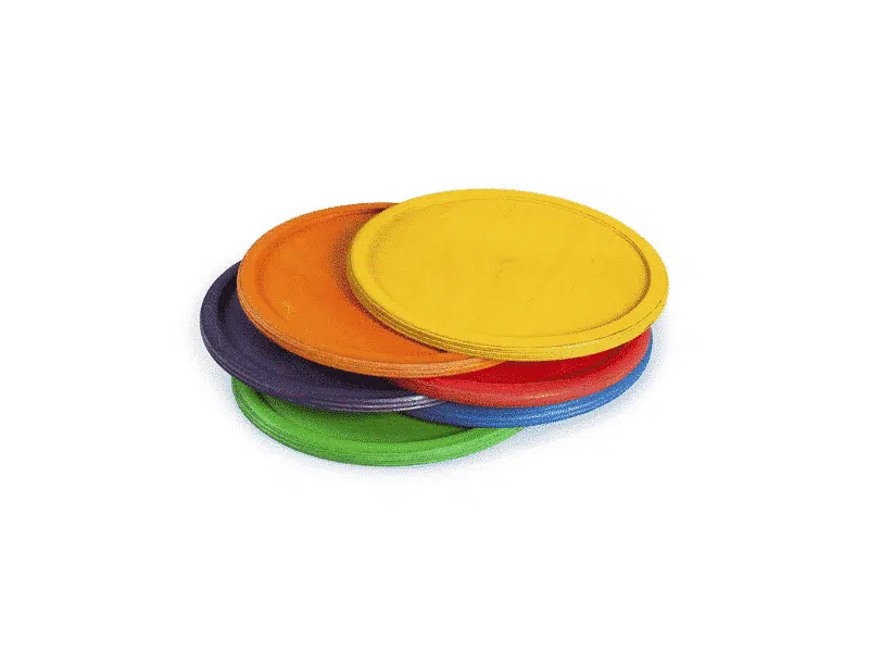 6 plateaux colorés en bois – Grapat