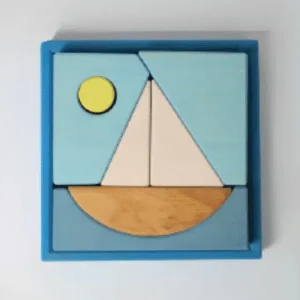 Ensemble de construction et Casse-tête créatif – Voilier – Grimm’s