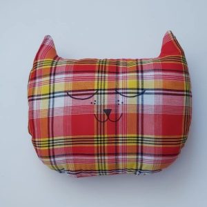 Coussin chat madras