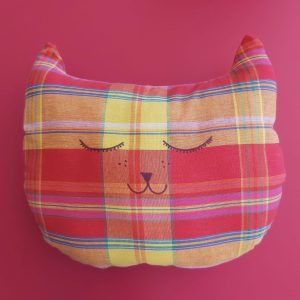 Coussin chat madras