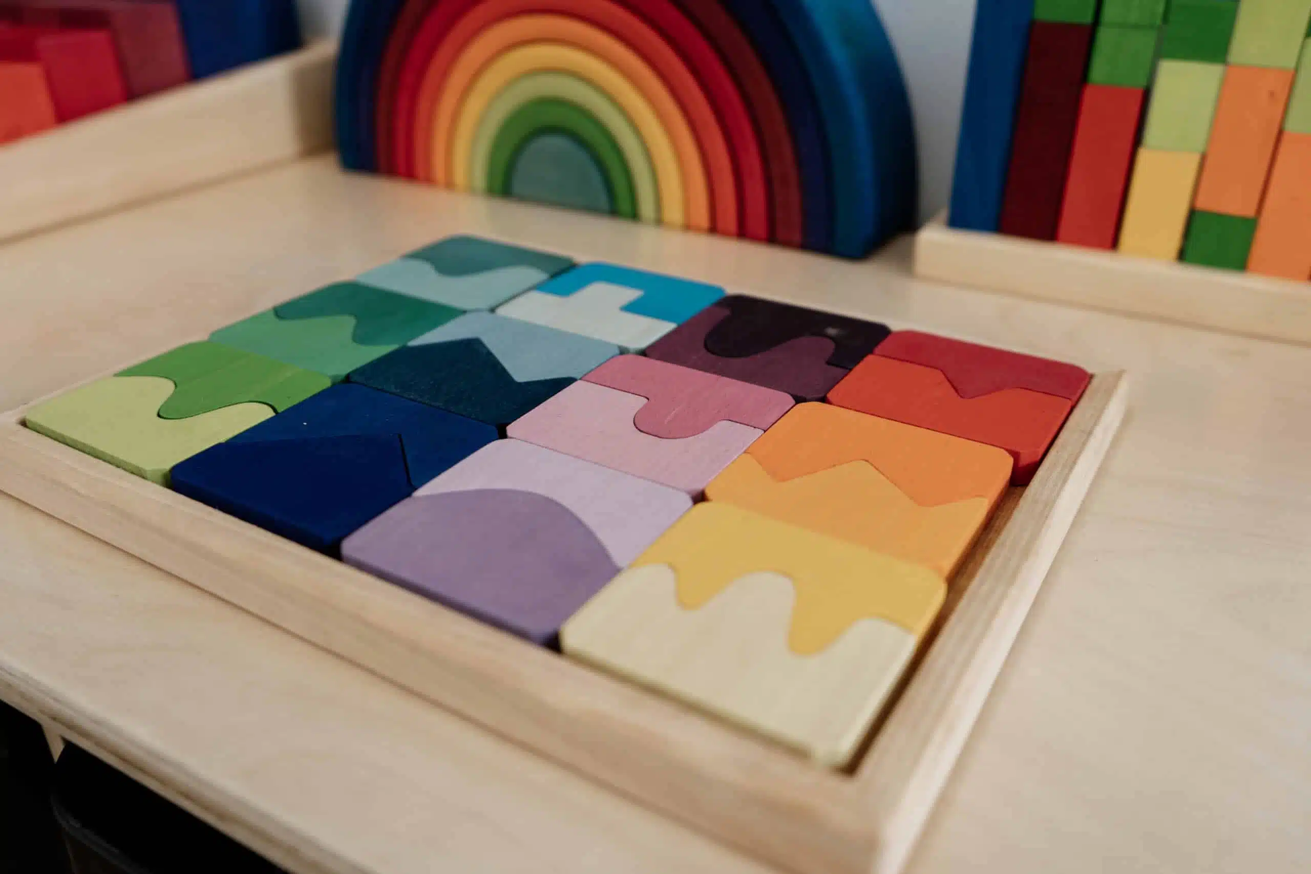 Arc-en-ciel en bois – Monde des nombres – Grimm’s – Image 4