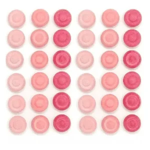 36 Fleurs en bois (rose) – Mandala – Grapat