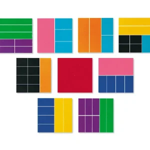 Carrés de fractions – Rainbow Fraction® Deluxe – Learning Resources
