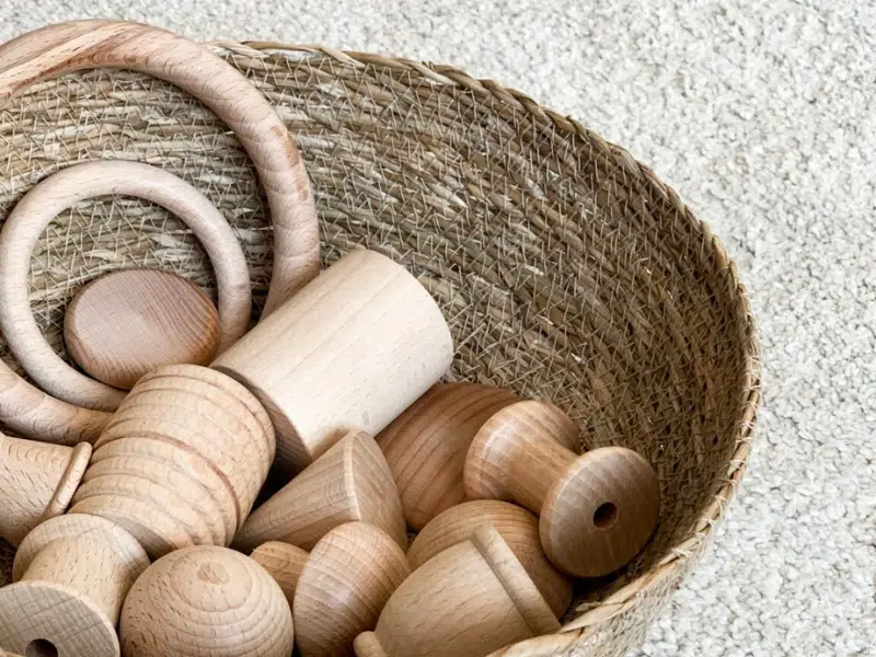 3 Anneaux en bois naturel – Grapat – Image 4