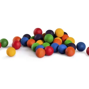 36 Billes en bois colorées – Grapat