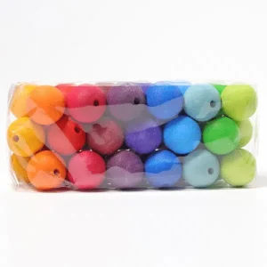 36 perles en bois arc-en-ciel – Grimm’s