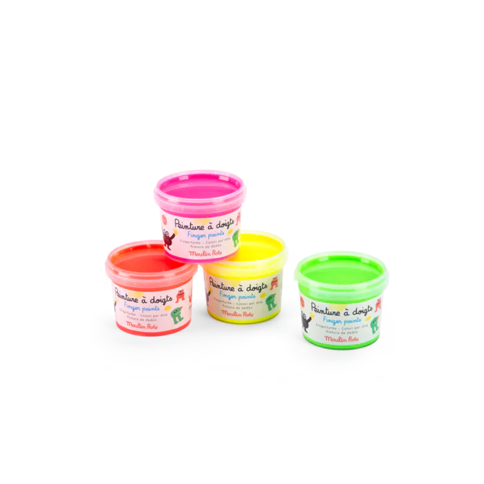 4 pots de peinture à doigts fluo | Les Schmouks – Image 5