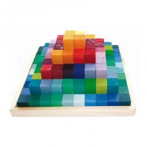 Ensemble de construction géant 4 x 4 cm – 100 blocs – Grimm’s
