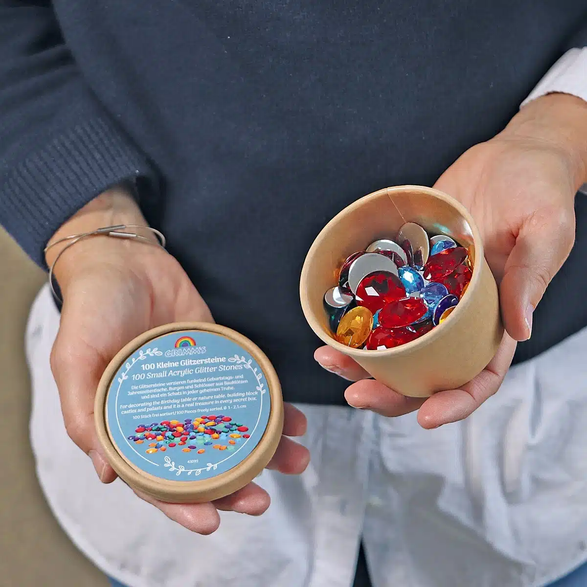 Pierres scintillantes en acrylique (petites) – Grimm’s – Image 2