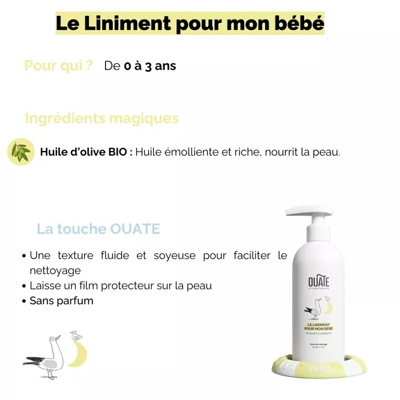 RECHARGE – Le Liniment – Soin de change à l’huile d’olive BIO – 300 ml – Image 3