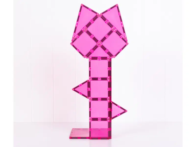 Connetix Tuiles Magnétiques – Coffret caritatif Édition rose 20 morceaux – Image 5