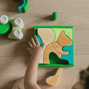 Ensemble de construction et Casse-tête créatif – Écureuil – Grimm’s