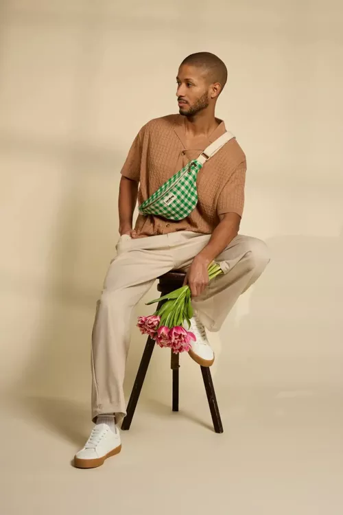 Banane adulte Hindbag – Vichy vert