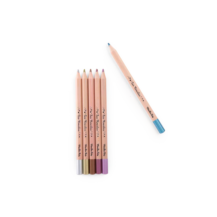 6 crayons métallisés | Les Rosalies – Image 3