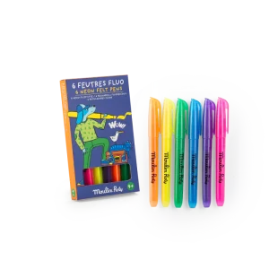 6 feutres fluo | Les Loufoques