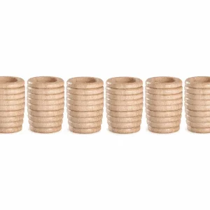 6 Pots nids d&rsquo;abeilles en bois naturel – Grapat