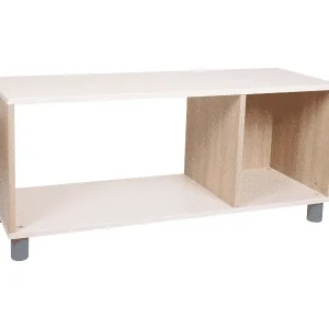 Meuble de rangement ouvert – 2 compartiments et 1 étage