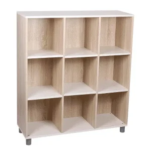 Meuble de rangement ouvert – 9 compartiments et 3 étages