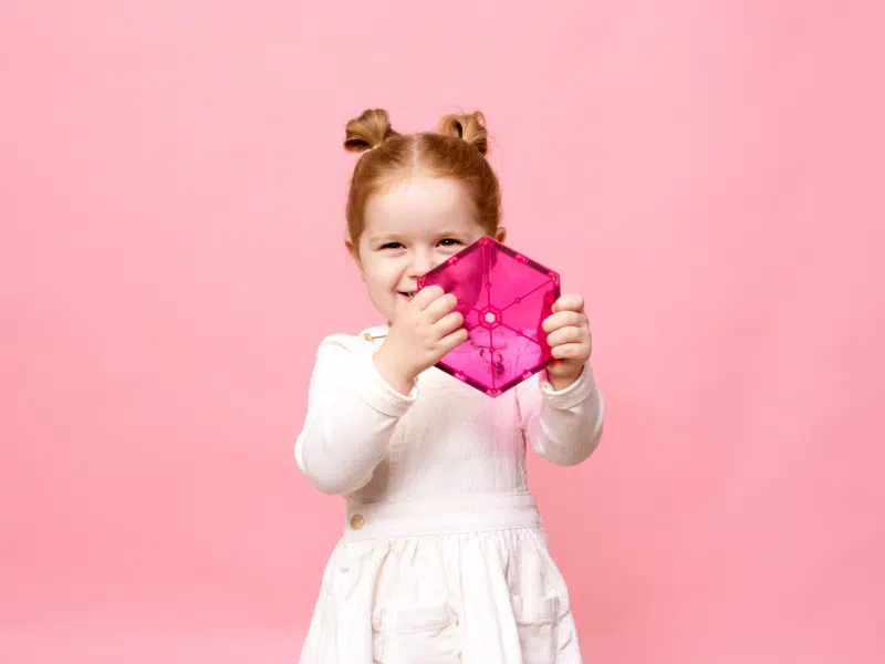 Connetix Tuiles Magnétiques – Coffret caritatif Édition rose 20 morceaux – Image 9