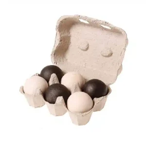6 balles en bois monochrome dans une boite d’oeufs – Grimm’s