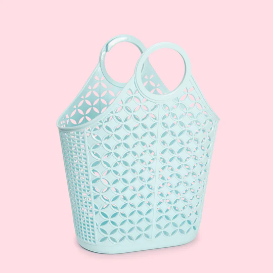 Grand panier en plastique seafoam de Sun Jellies