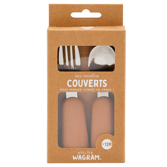 Couverts en silicone – Caramel