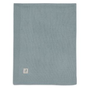 Couverture 75 x 100 cm cosy knit | Sea green