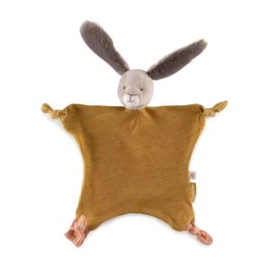 Doudou lapin Trois petits lapins | Ocre