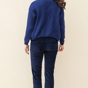 Gilet en Maille; existe en marine ou mandarine