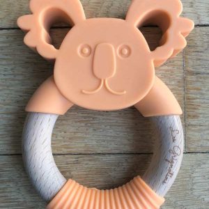 Koala Abricot Bois & silicone