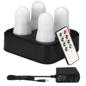 Lume-E | 4 bougies led rechargeable