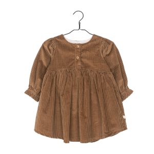 Robe MELLIE en velours côtelé | Caramel
