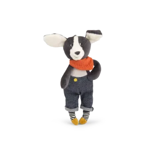 Poupée chien Puce bleu | Puce & Pilou