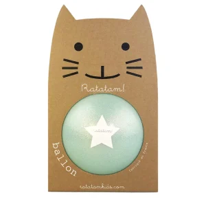 Ballon bleu gamme summer 15 cm pailleté