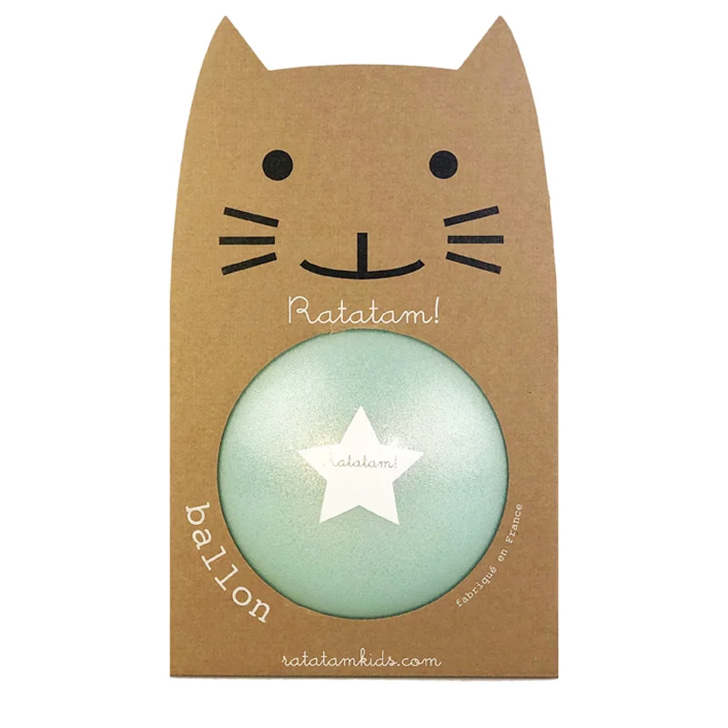 Ballon bleu gamme summer 15 cm pailleté