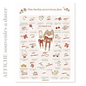 AFFICHE PREMIÈRES FOIS – LAPIN GRAOU