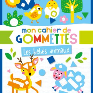 Mon cahier de gommettes – les bébés animaux