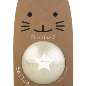 Ballon argent gamme summer 15 cm pailleté