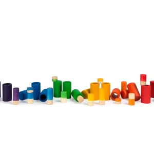 Ensemble lola en bois – 36 morceaux – Grapat