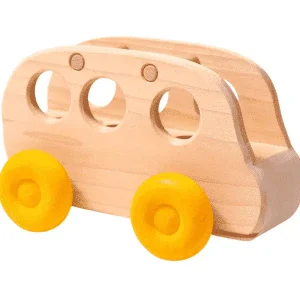 Autobus en bois naturel – Grimm&rsquo;s